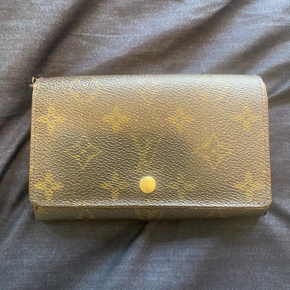 Louis Vuitton Brown Monogram Canvas Wallet